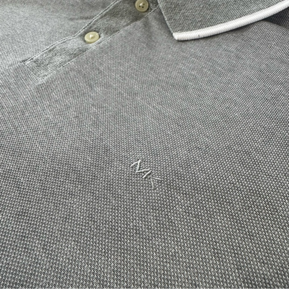 Michael Kors Men Grey Polo Shirt Size XL - Picture 4 of 5
